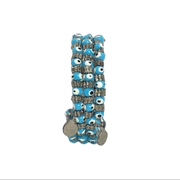 Evil Eye Wrap Bracelet - Picture 1 of 5